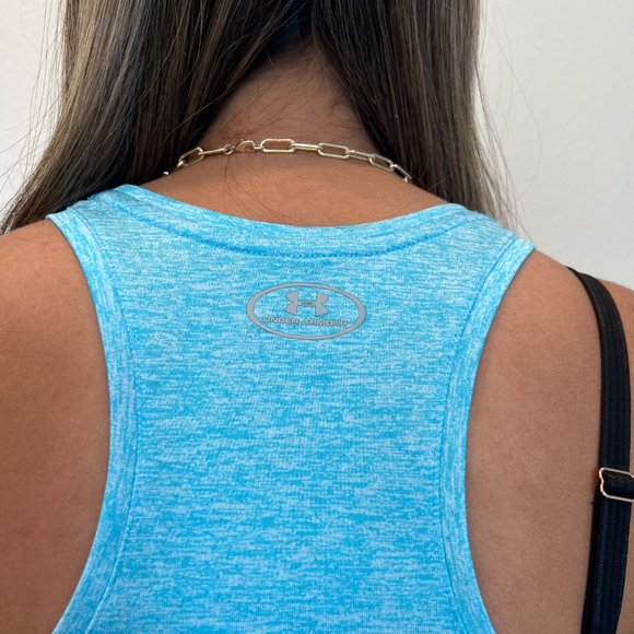 Under Armour Blue Racerback Tank, size Small - Picture 6 of 6